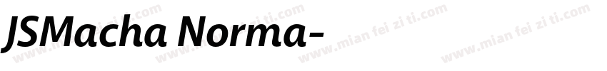 JSMacha Norma字体转换